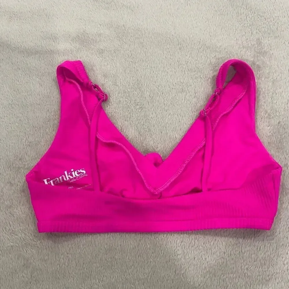Frankies Bikinis Austin Top Fuchsia Size Xs
